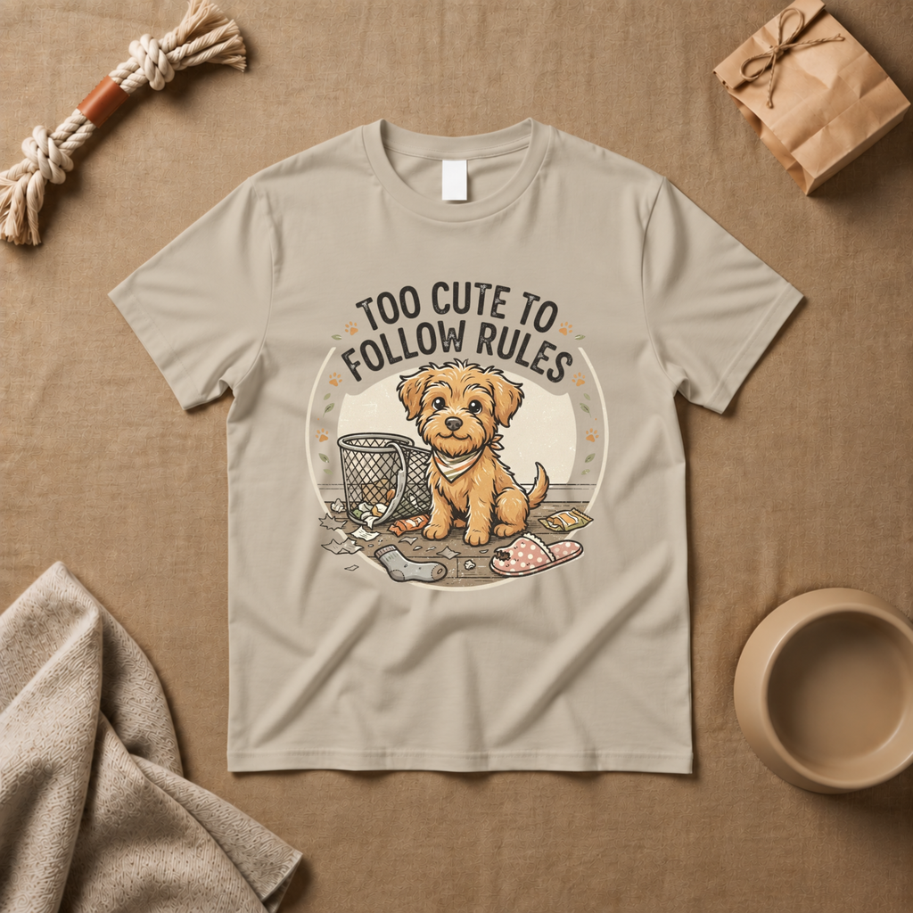 Too Cute To Follow Rules T-Shirt
