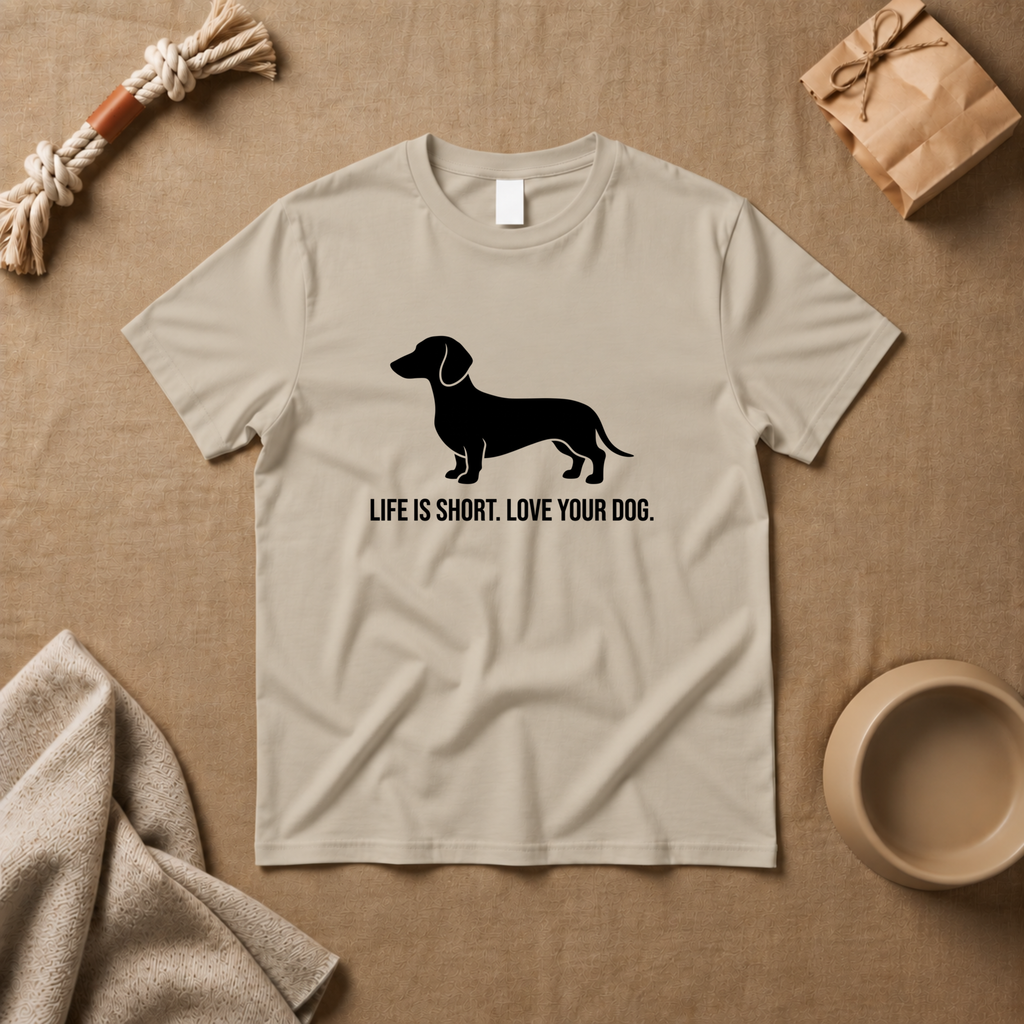 Life Is Short, Love Your Dog T-Shirt