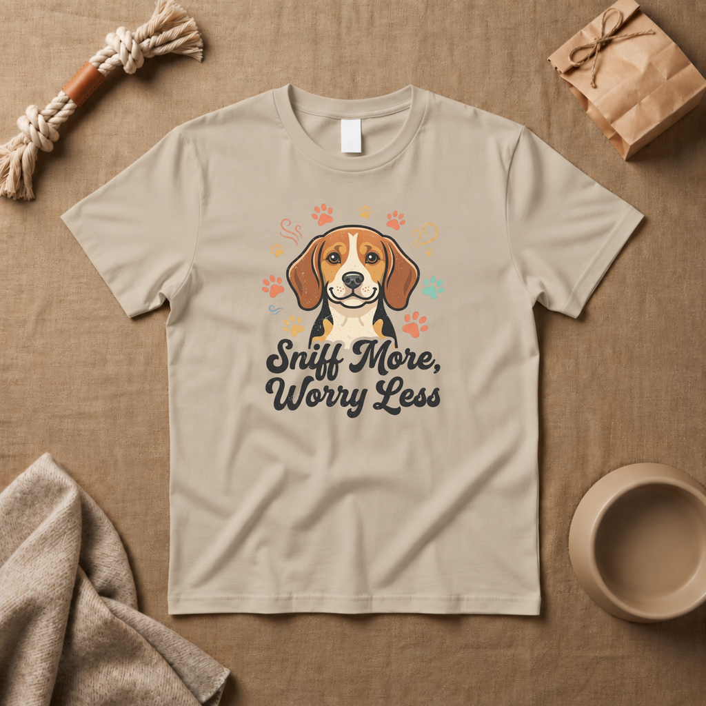Sniff More, Worry Less T-Shirt