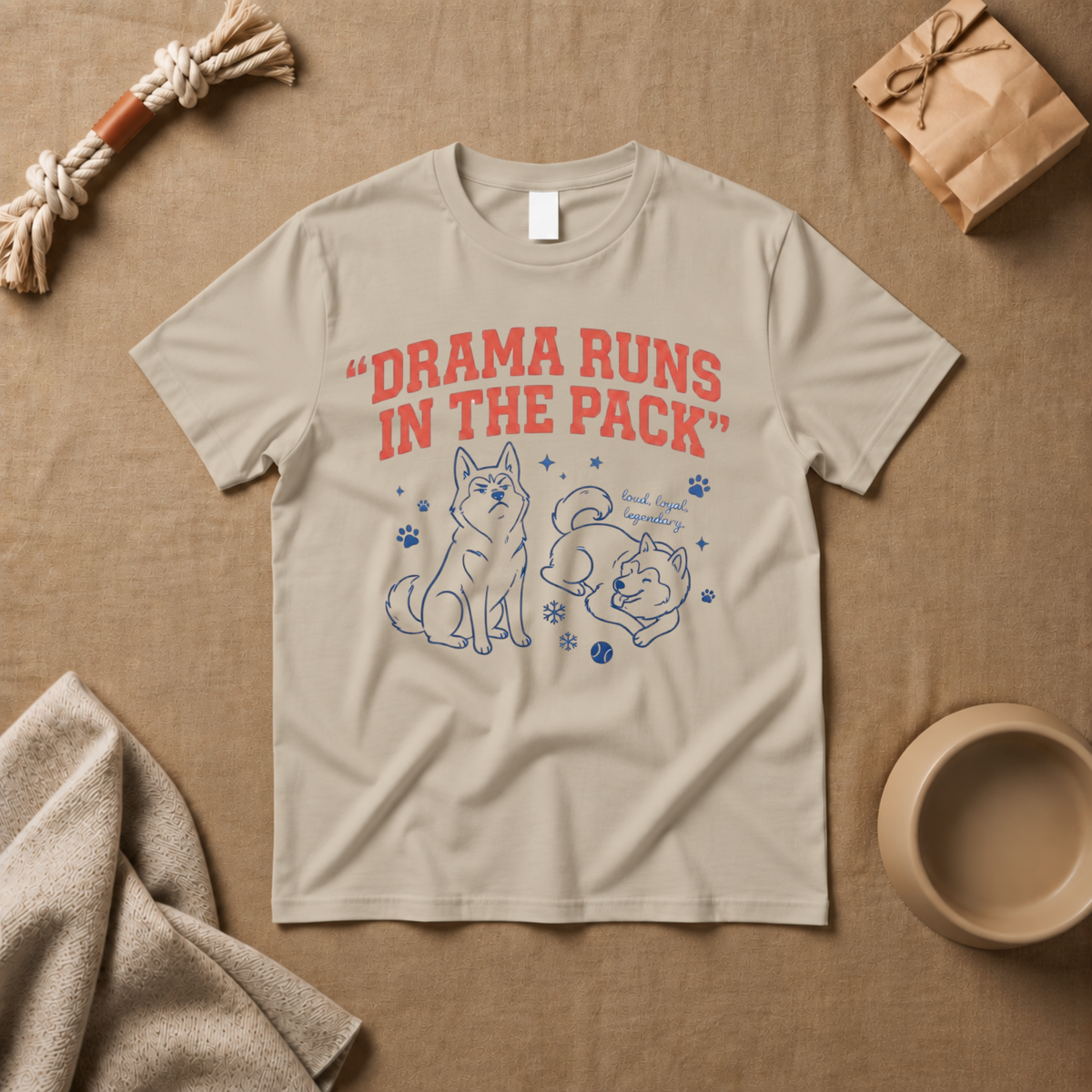 Drama Runs In The Pack T-Shirt