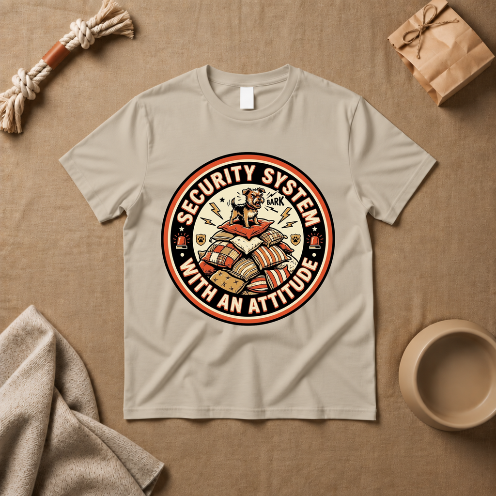 Security System With An Attitude T-Shirt