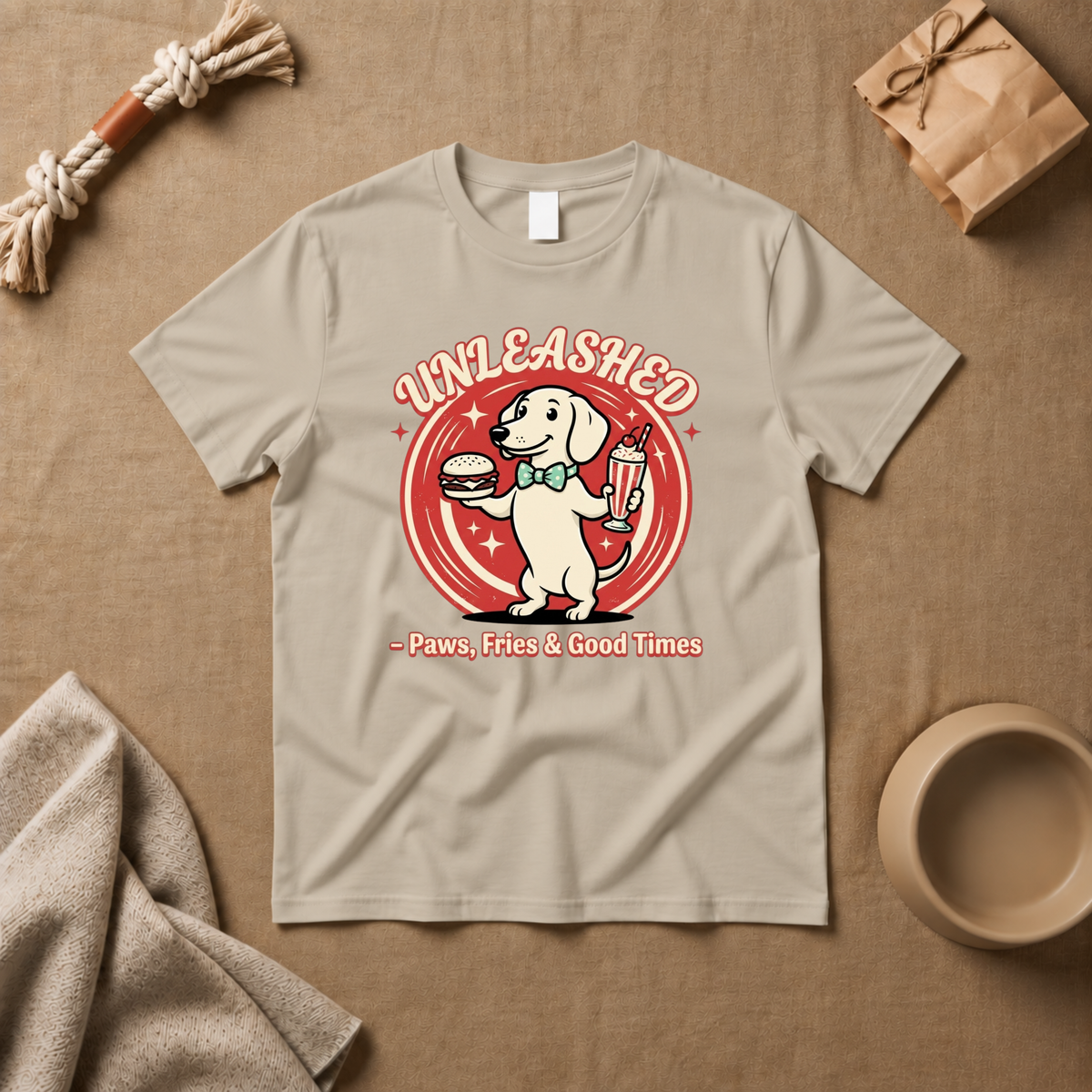 Paws, Fries and Good Times T-Shirt