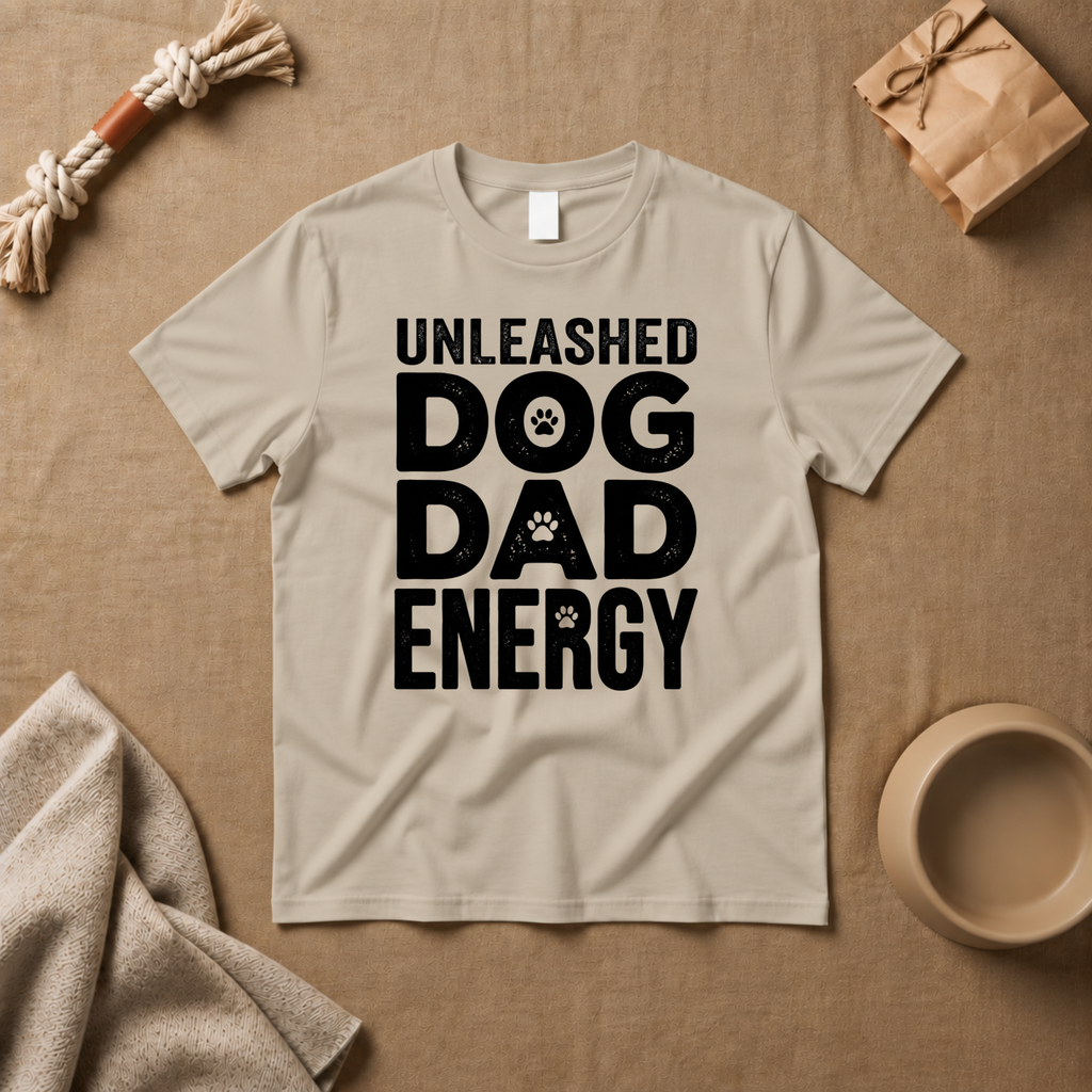 Dog Dad Energy T-Shirt