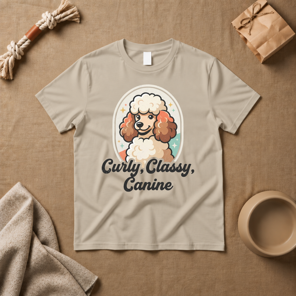 Curly, Classy, Canine T-Shirt