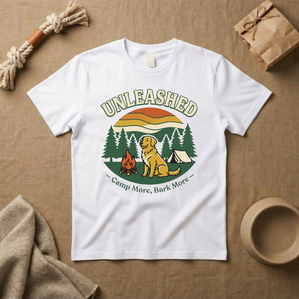 Camp More, Bark More T-Shirt