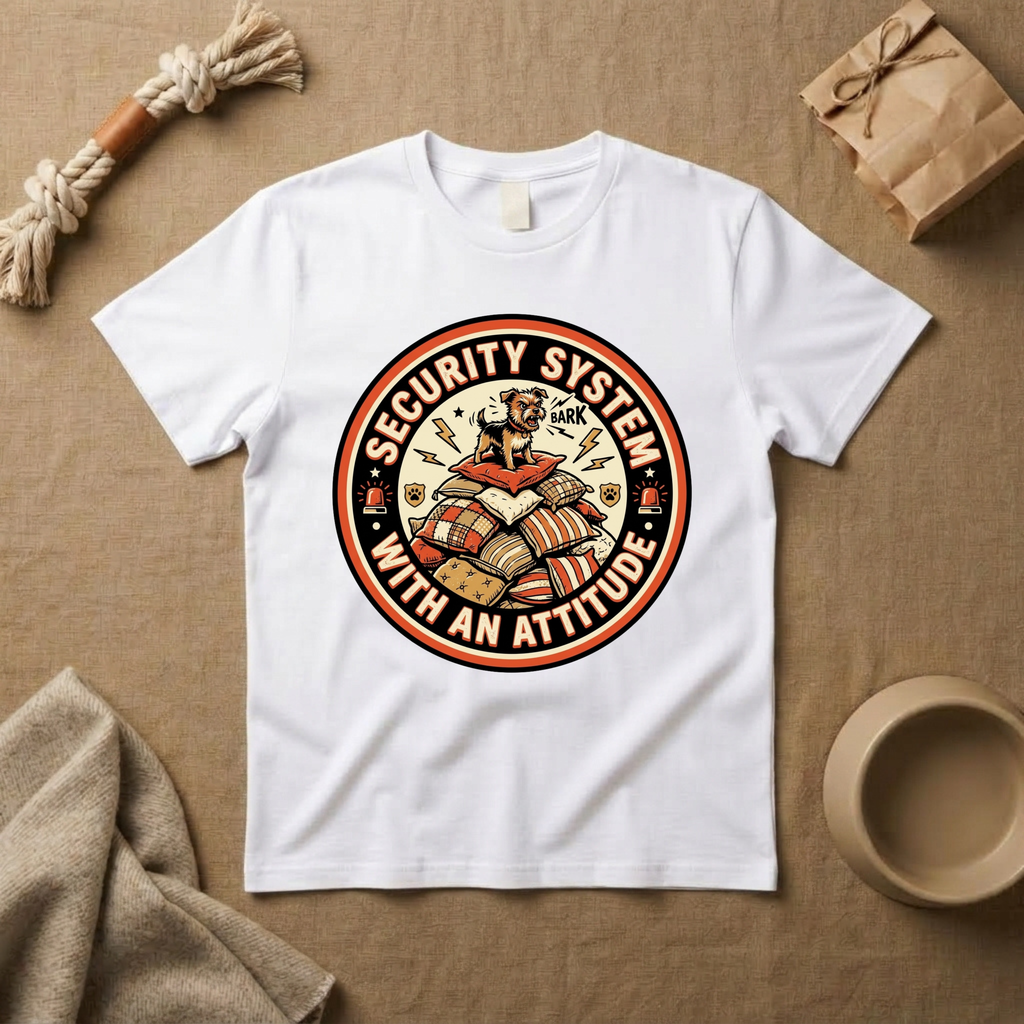Security System With An Attitude T-Shirt
