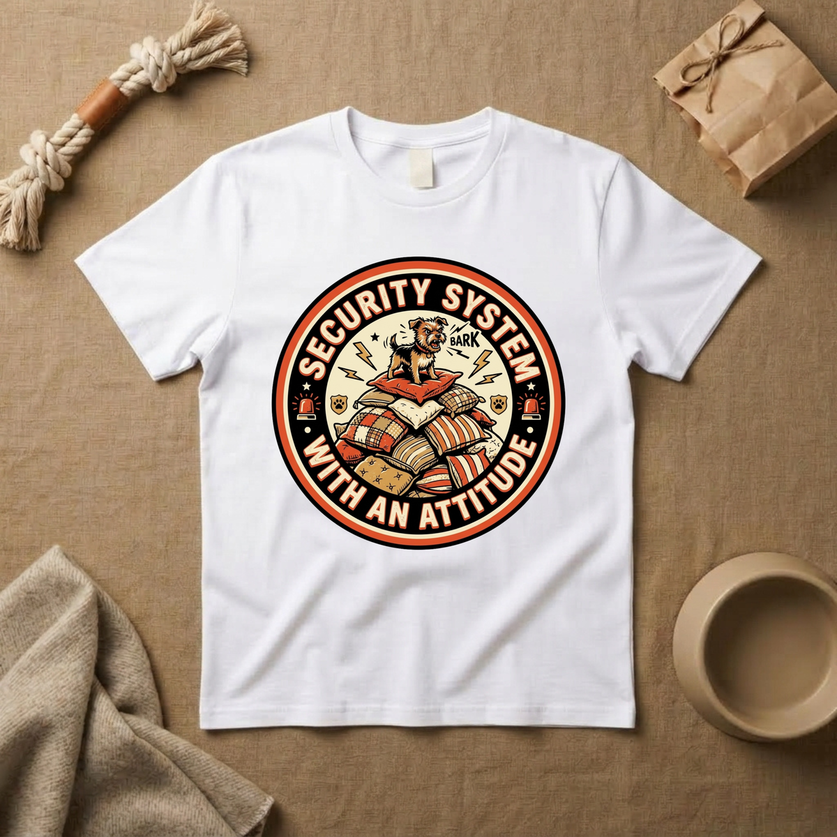 Security System With An Attitude T-Shirt