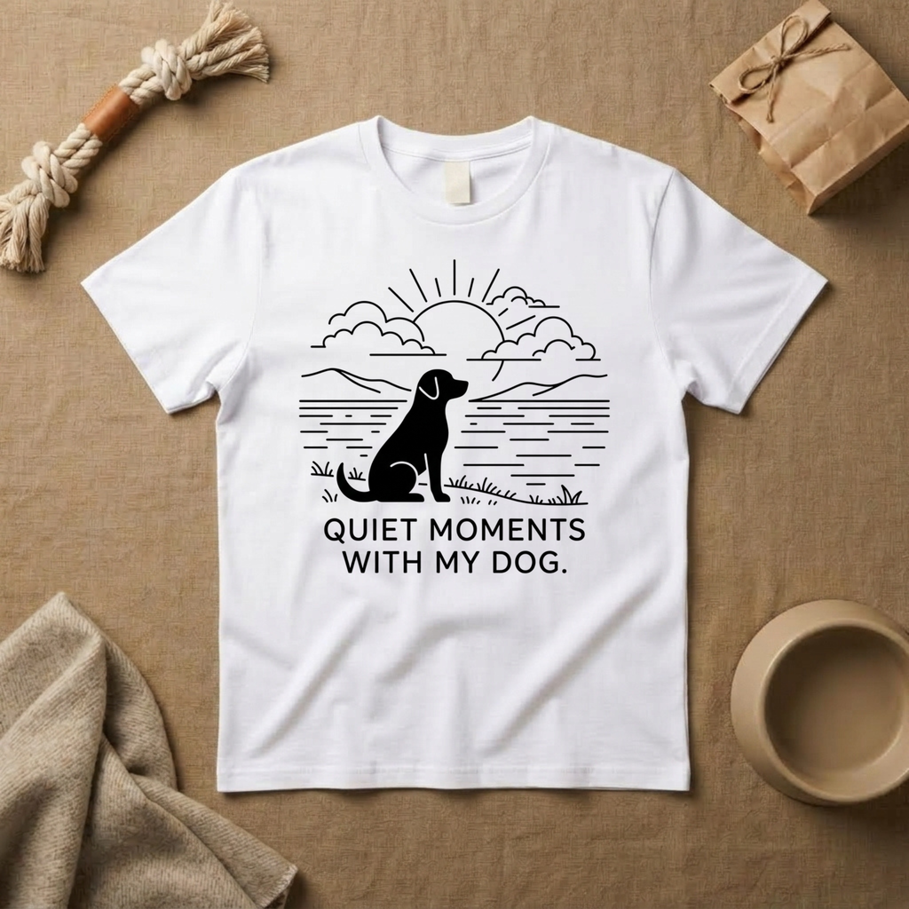 Quiet Moments With My Dog T-Shirt