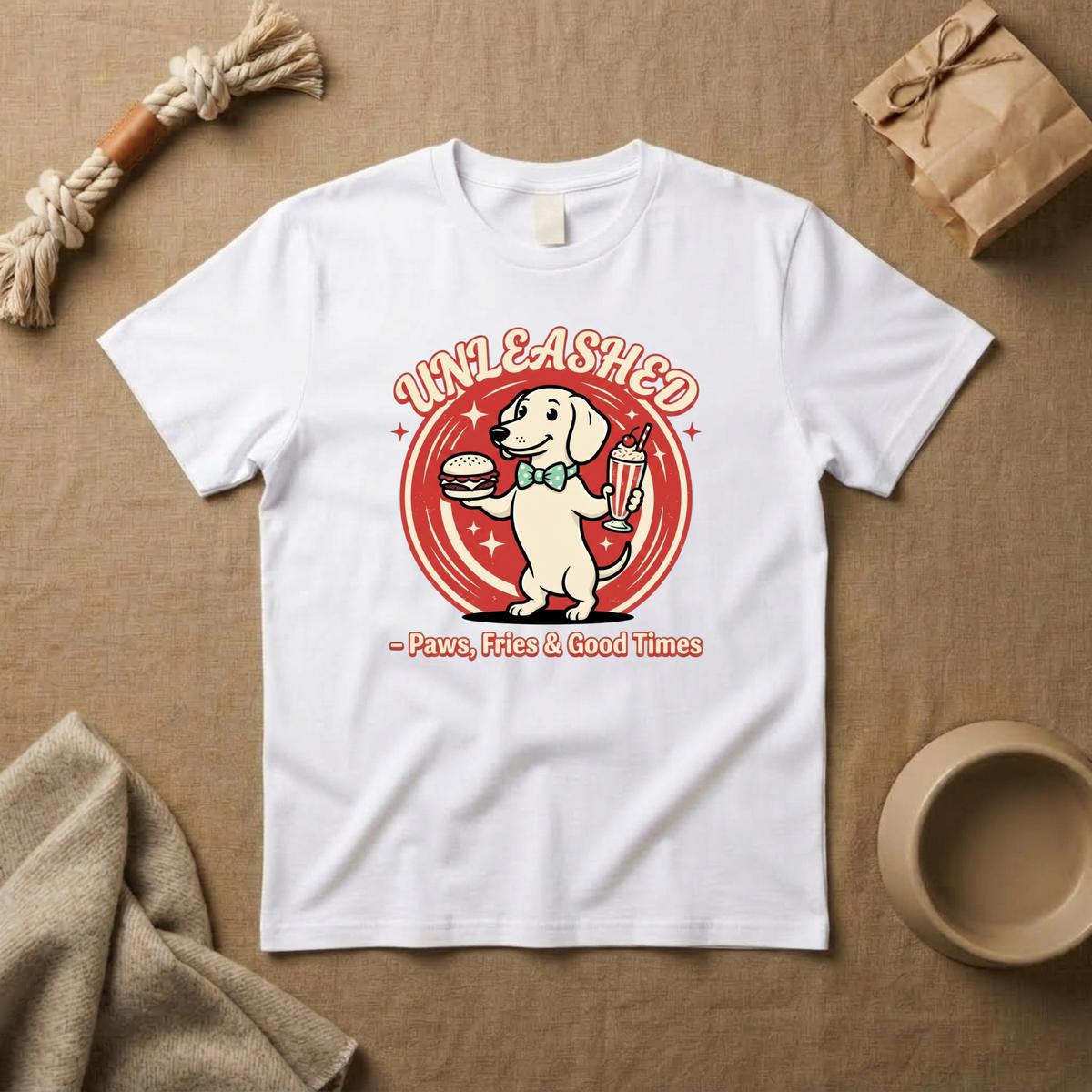 Paws, Fries and Good Times T-Shirt