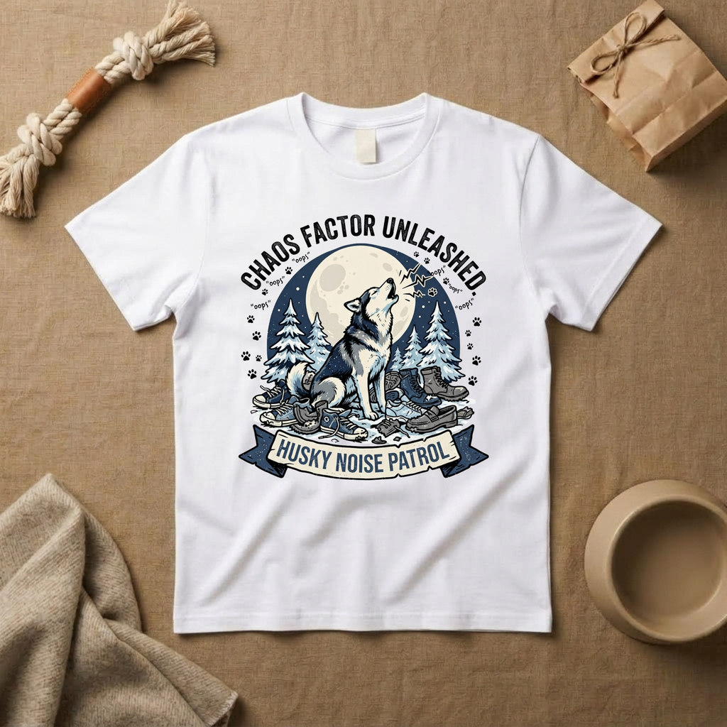 Husky Noise Patrol T-Shirt