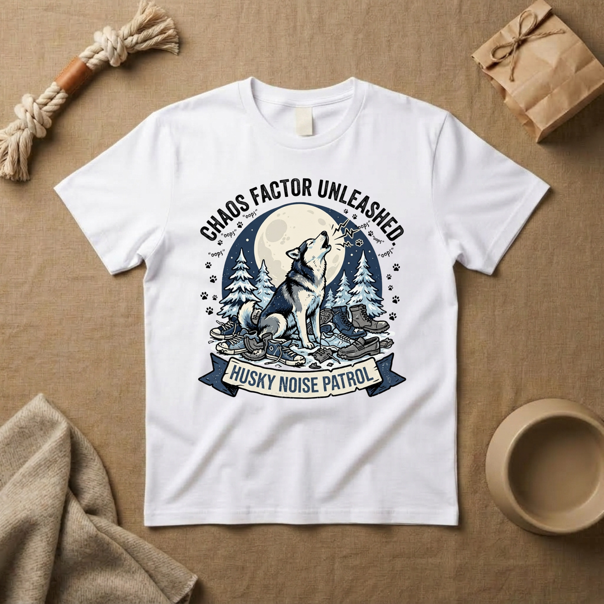 Husky Noise Patrol T-Shirt