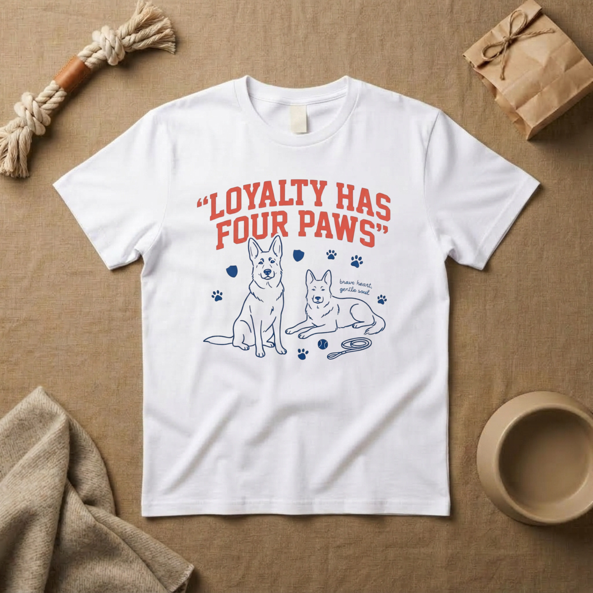 Loyalty Has Four Paws T-Shirt