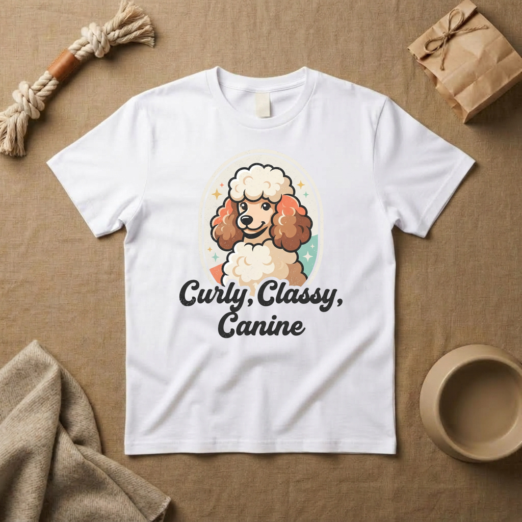 Curly, Classy, Canine T-Shirt