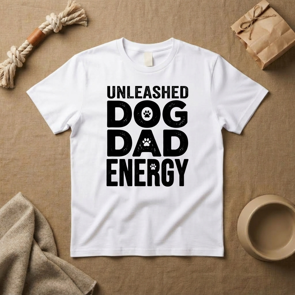 Dog Dad Energy T-Shirt