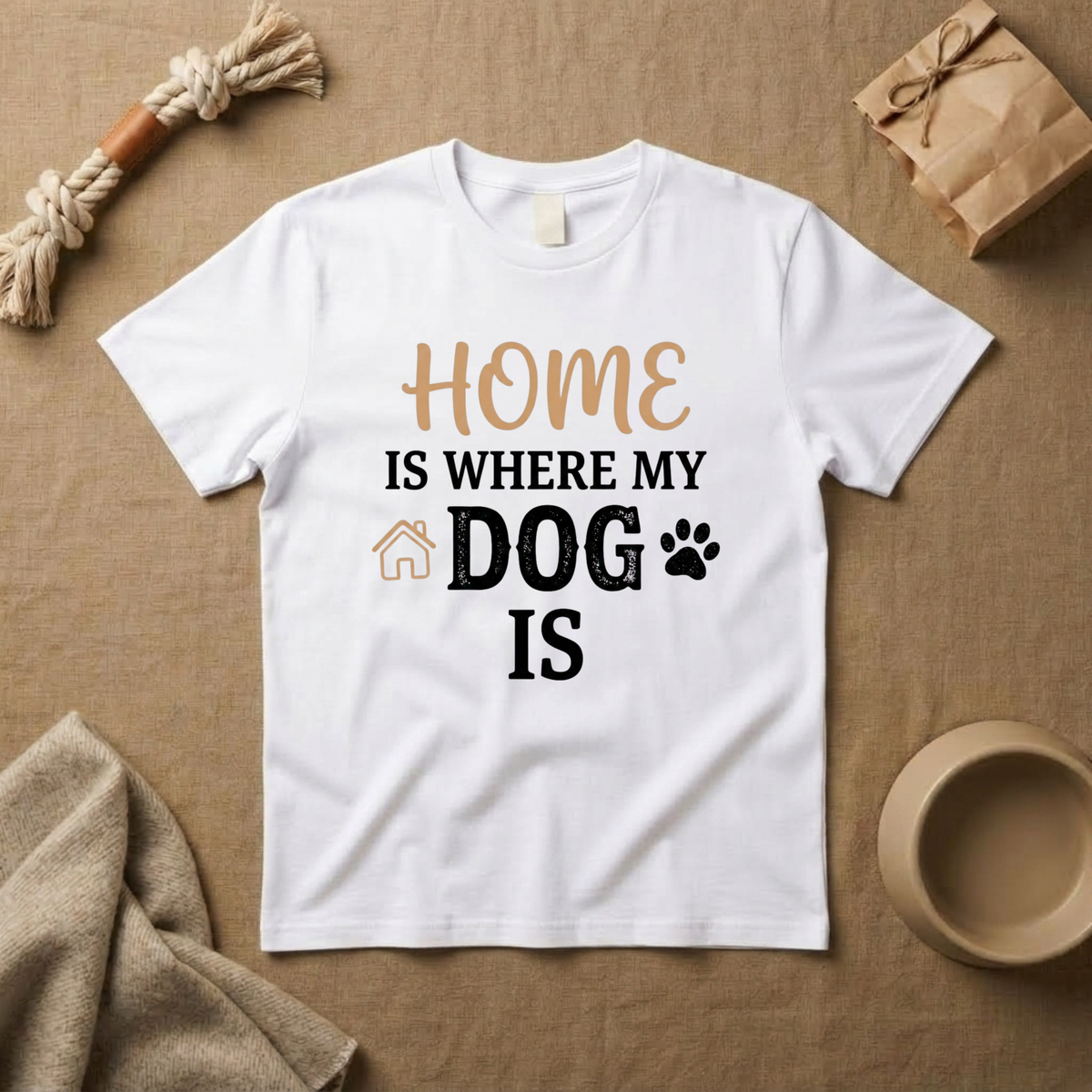 Home Is Where My Dog Is T-Shirt