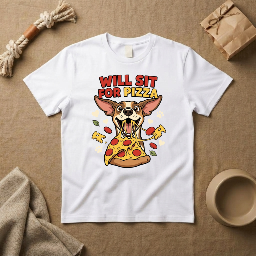 Will Sit For Pizza T-Shirt