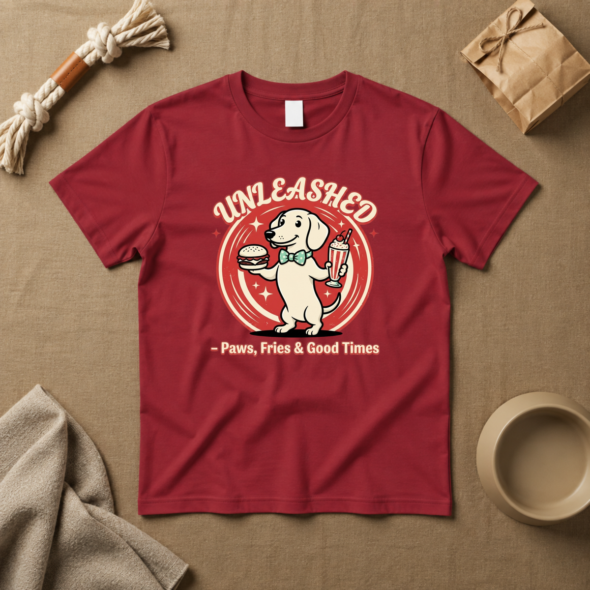 Paws, Fries and Good Times T-Shirt