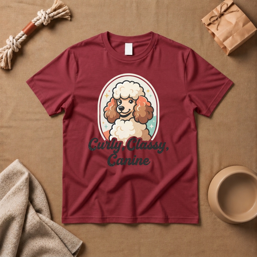 Curly, Classy, Canine T-Shirt