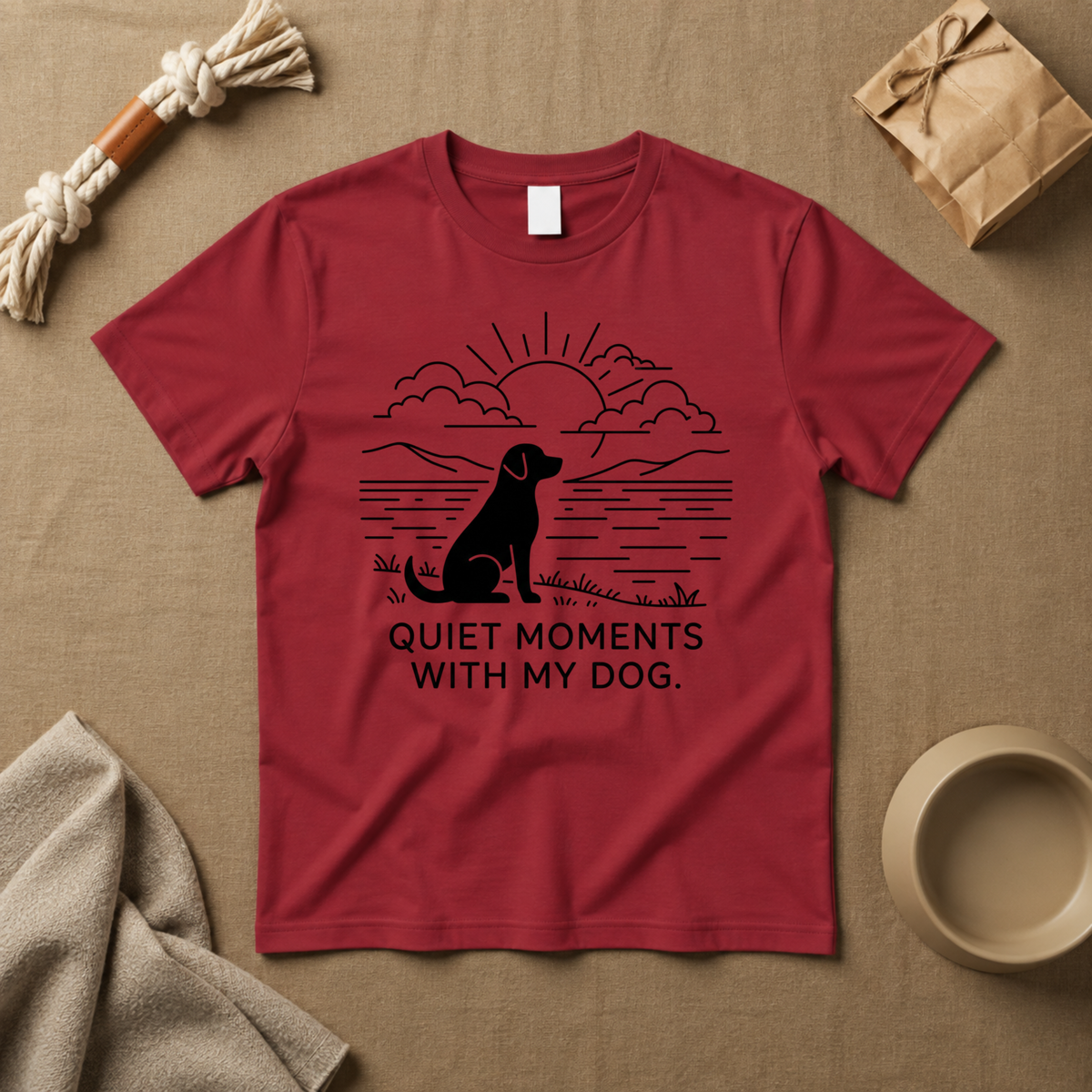 Quiet Moments With My Dog T-Shirt