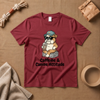 Caffeine & Canine Attitude T-Shirt