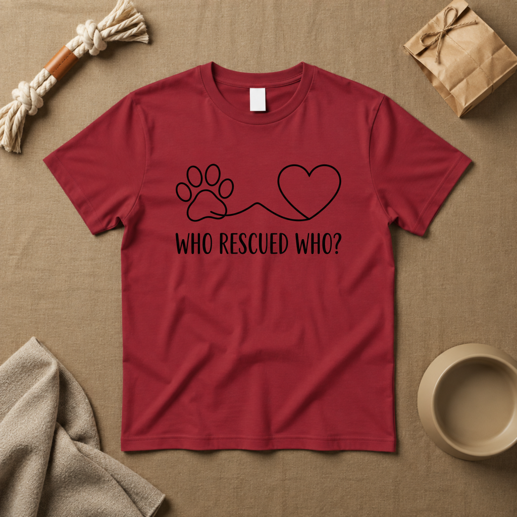 Who Rescued Who T-Shirt