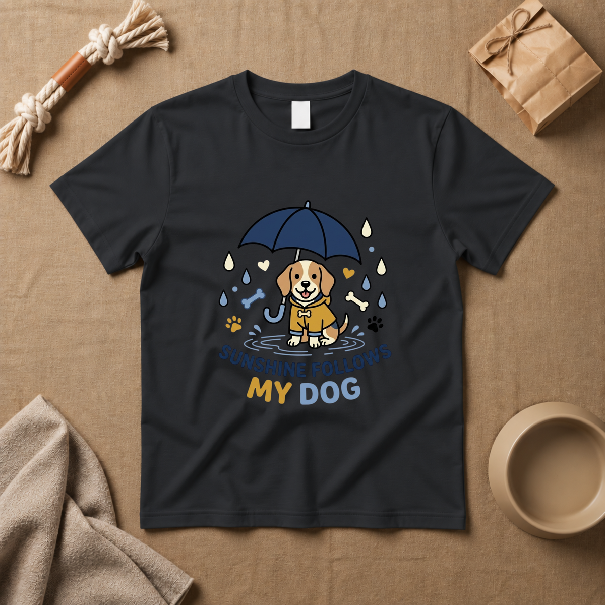 Sunshine Follow My Dog T-Shirt