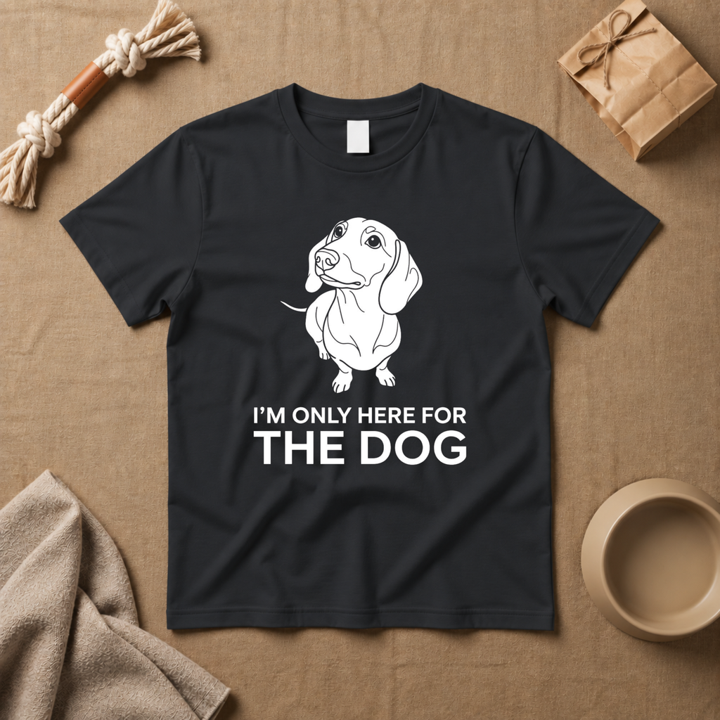 I Am Only Here For The Dog T-Shirt