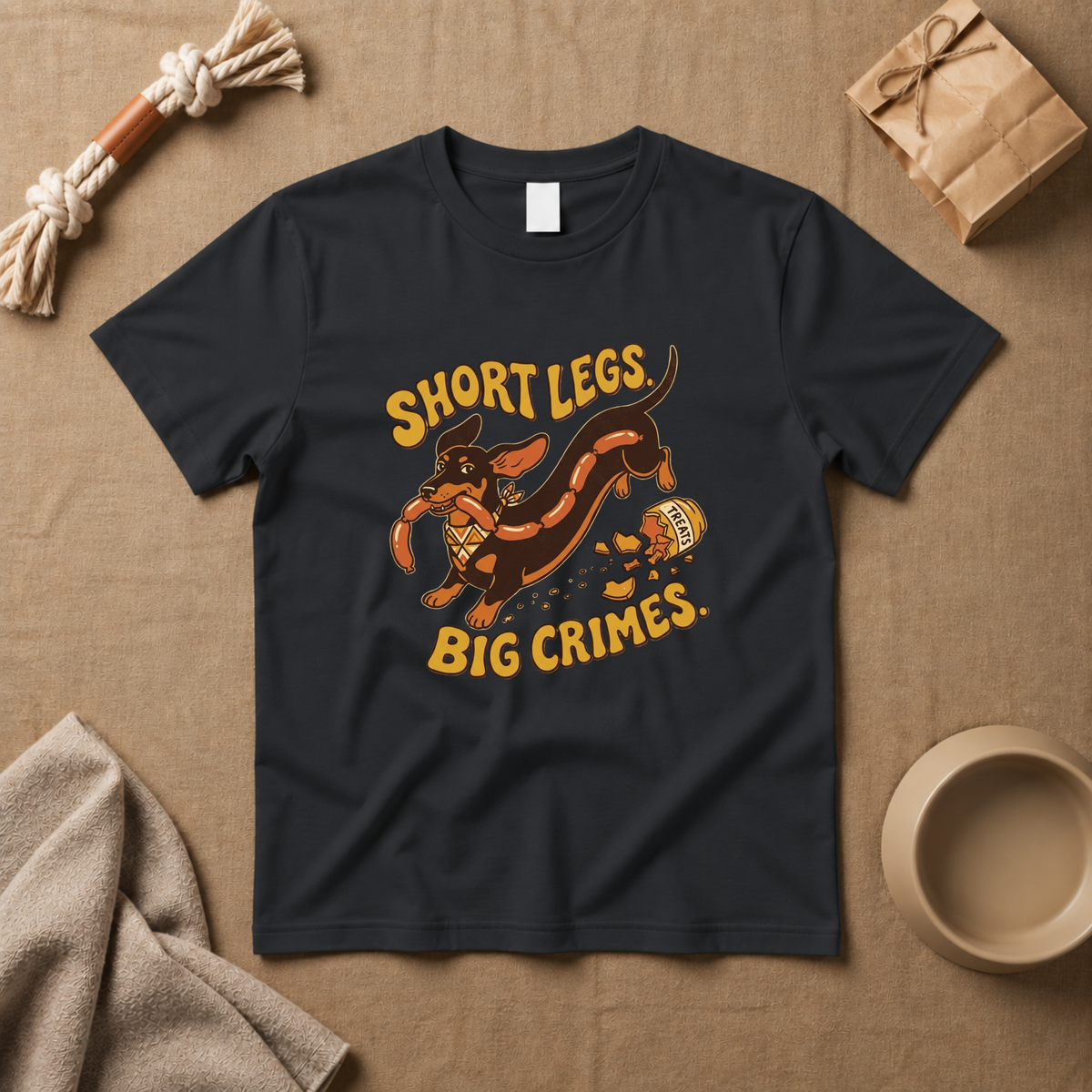 Short Legs Big Crimes T-Shirt