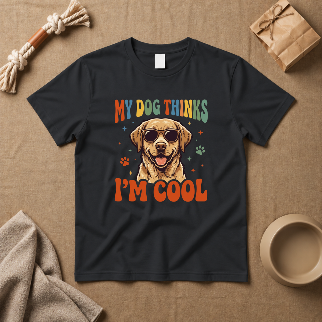My Dog Thinks I M Cool T-Shirt