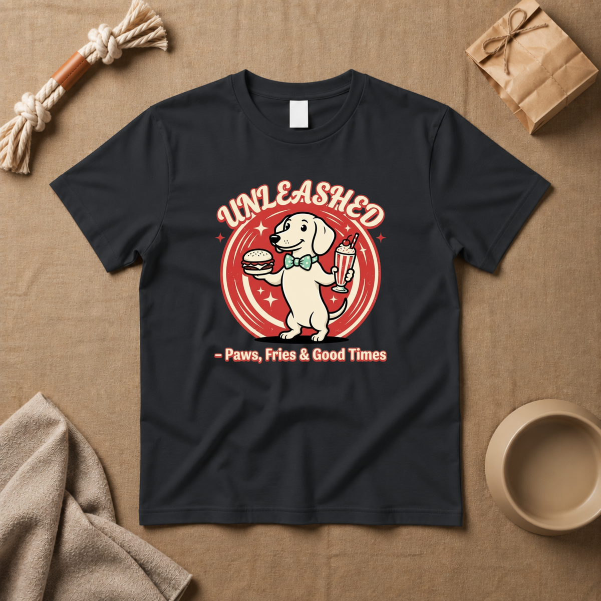 Paws, Fries and Good Times T-Shirt