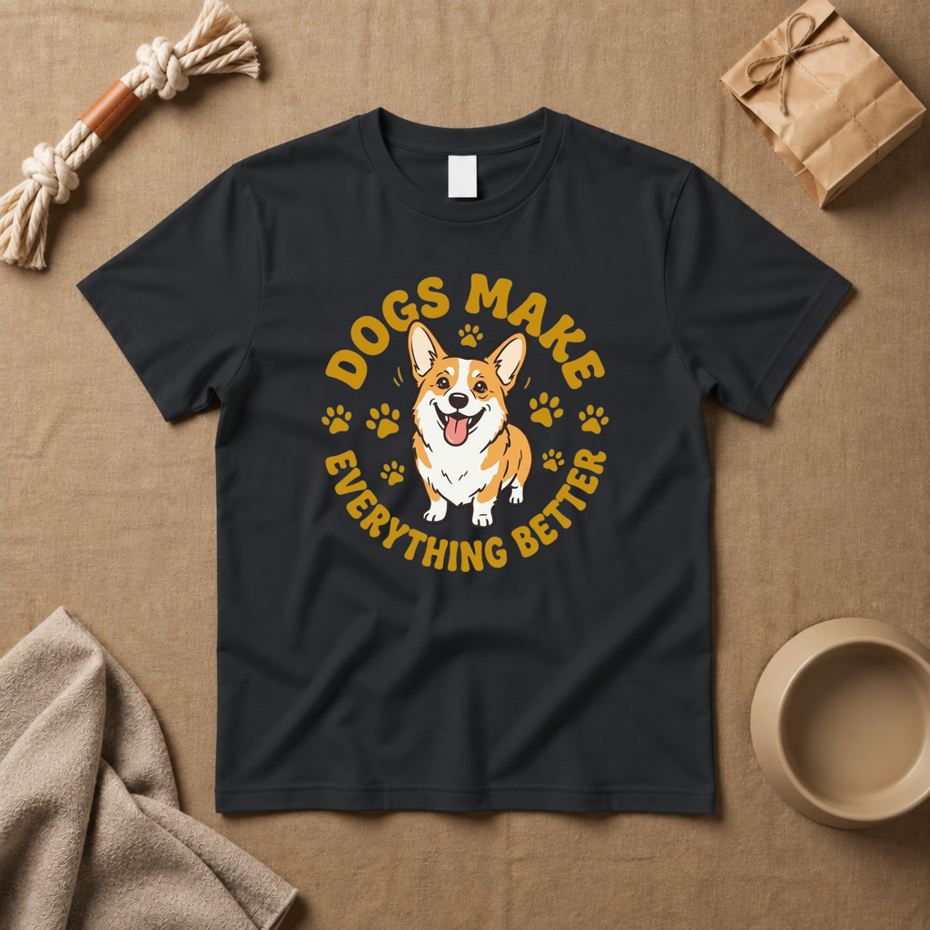 Dogs Make Everything Better T-Shirt