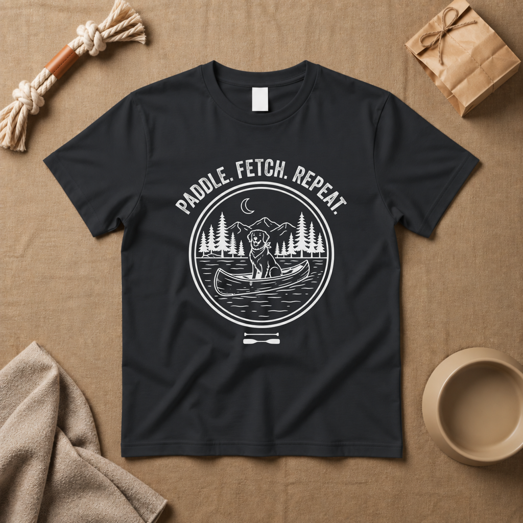 Paddle,Fetch,Repeat T-Shirt