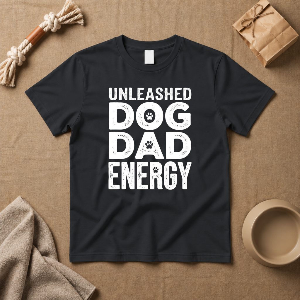 Dog Dad Energy T-Shirt