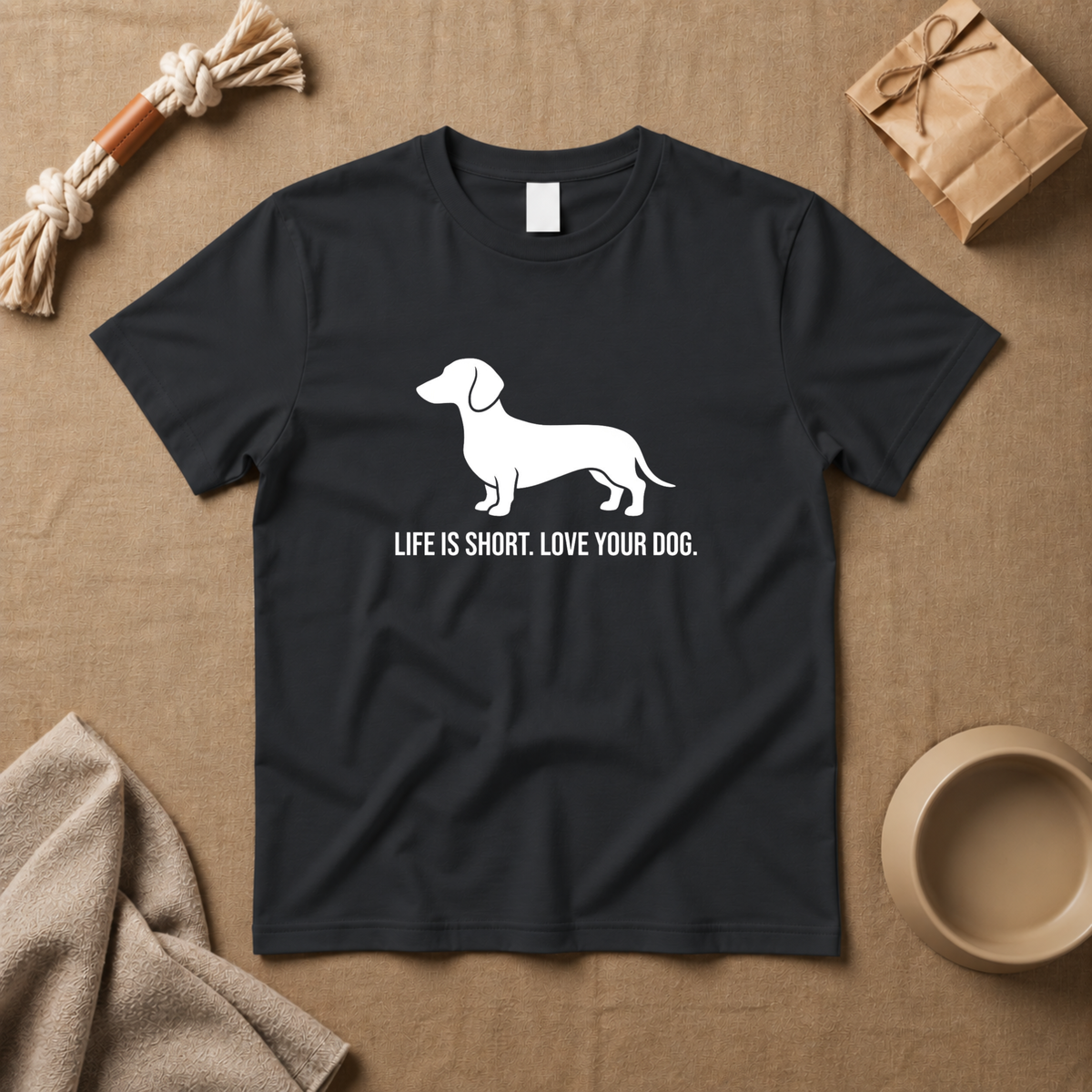 Life Is Short, Love Your Dog T-Shirt