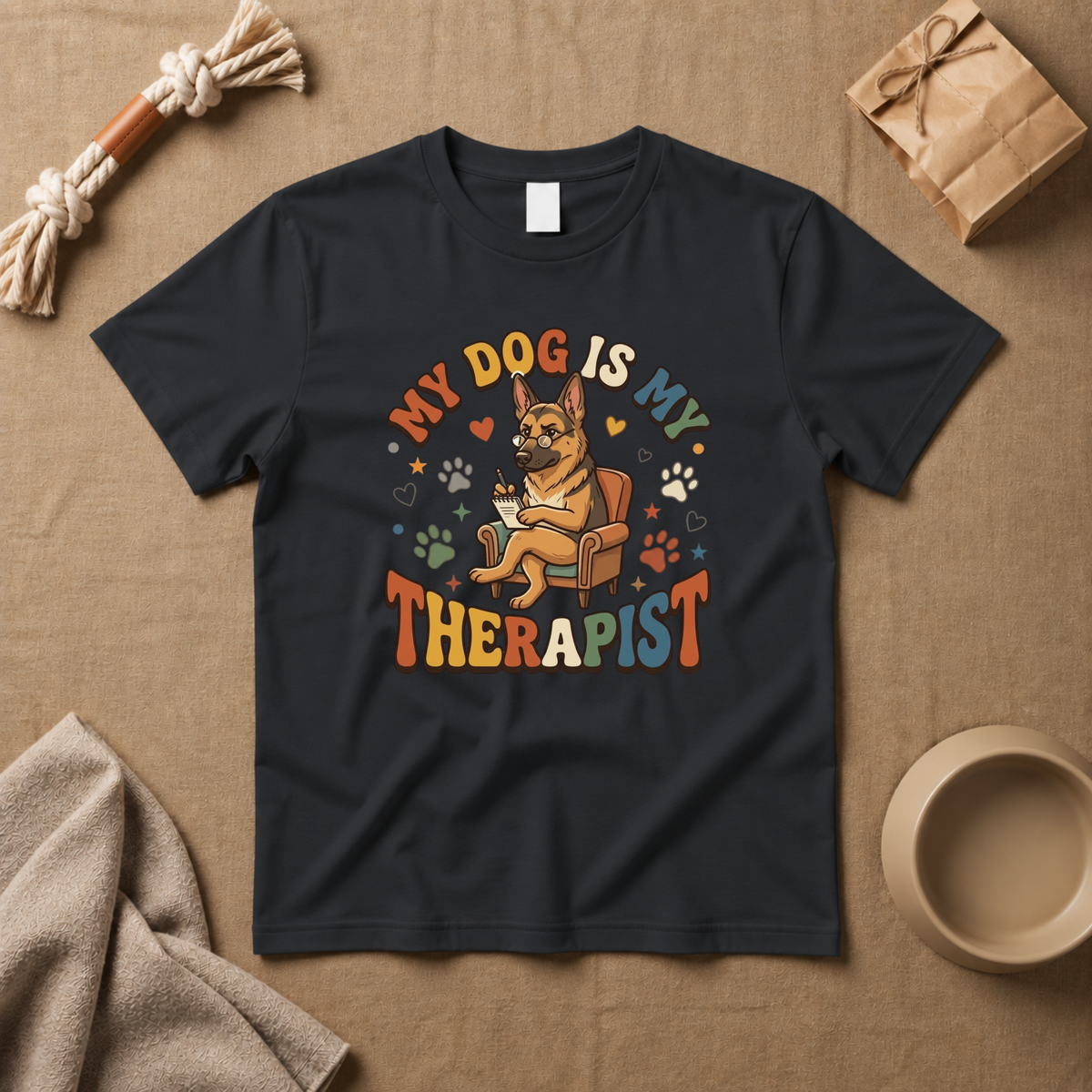 My Dog Is My Therapist T-Shirt