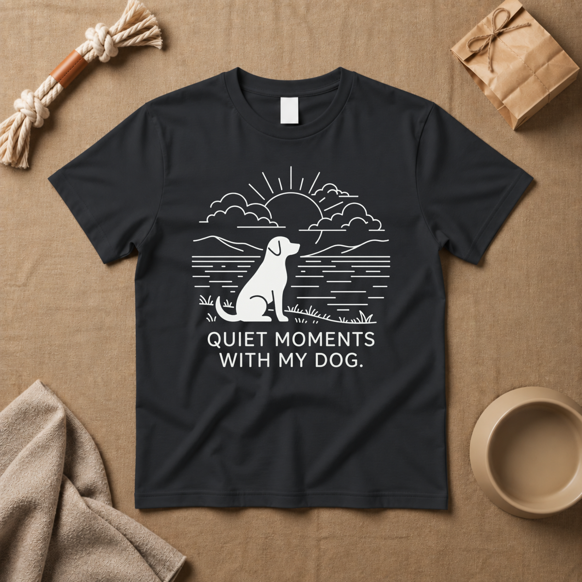 Quiet Moments With My Dog T-Shirt