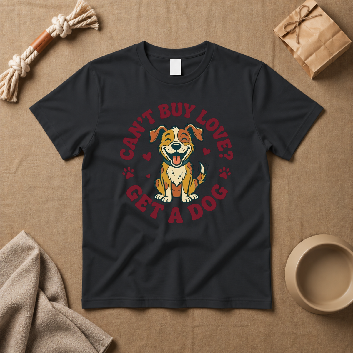 Cant Buy Love? Get A Dog T-Shirt