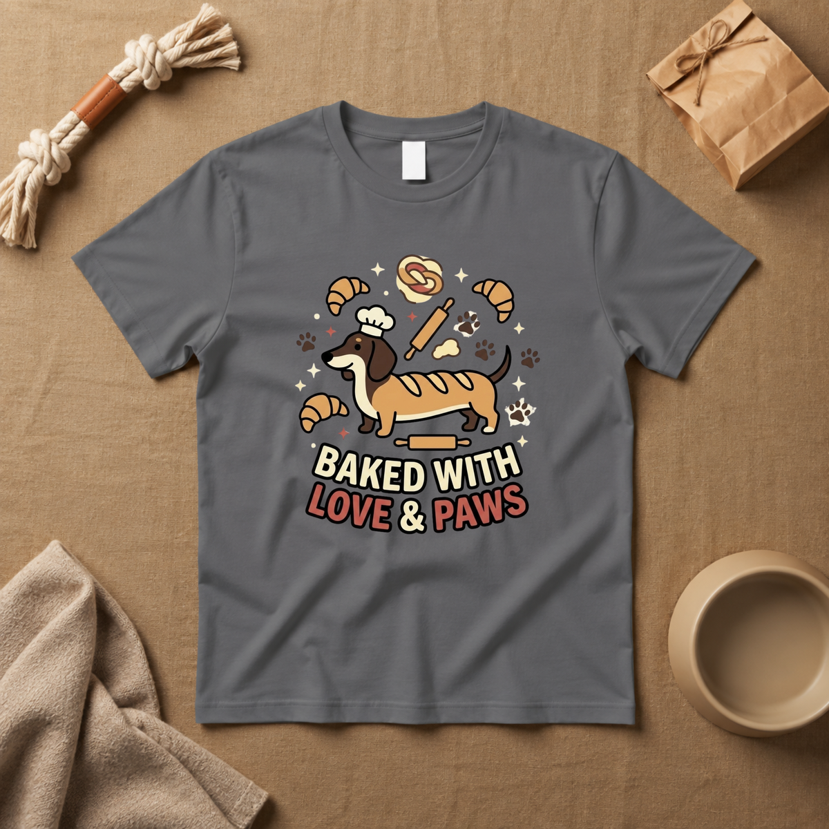 Baked with Love & Paws T-shirts