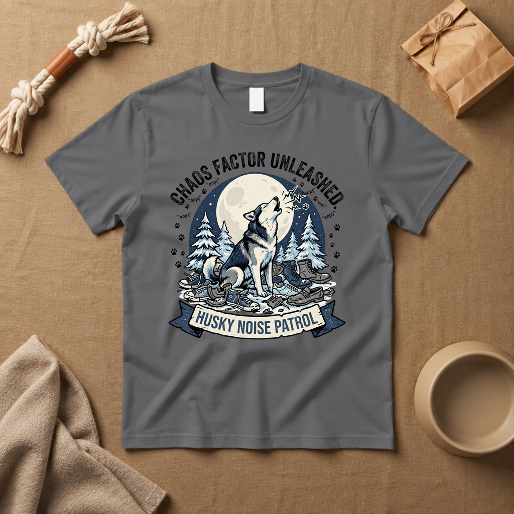 Husky Noise Patrol T-Shirt