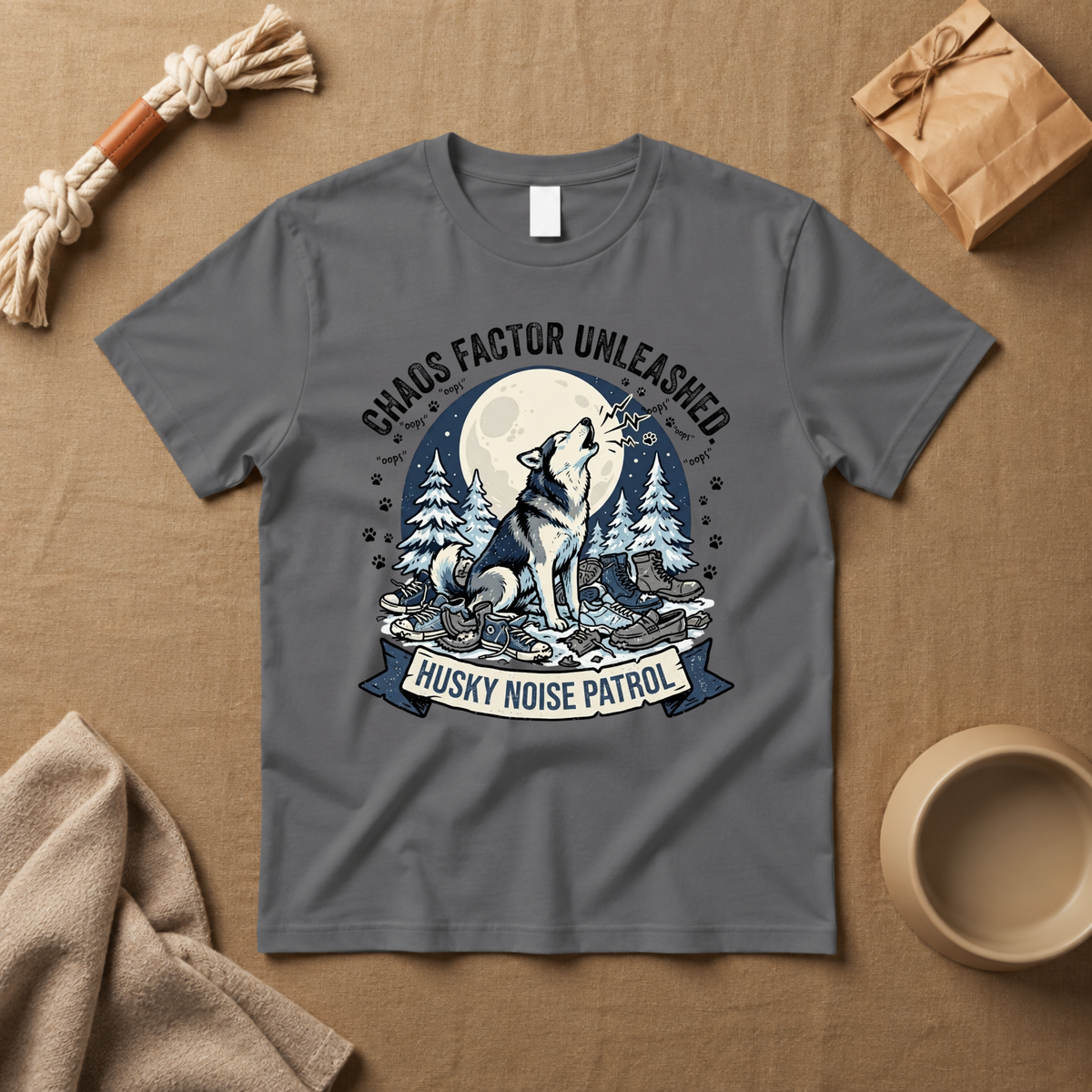 Husky Noise Patrol T-Shirt