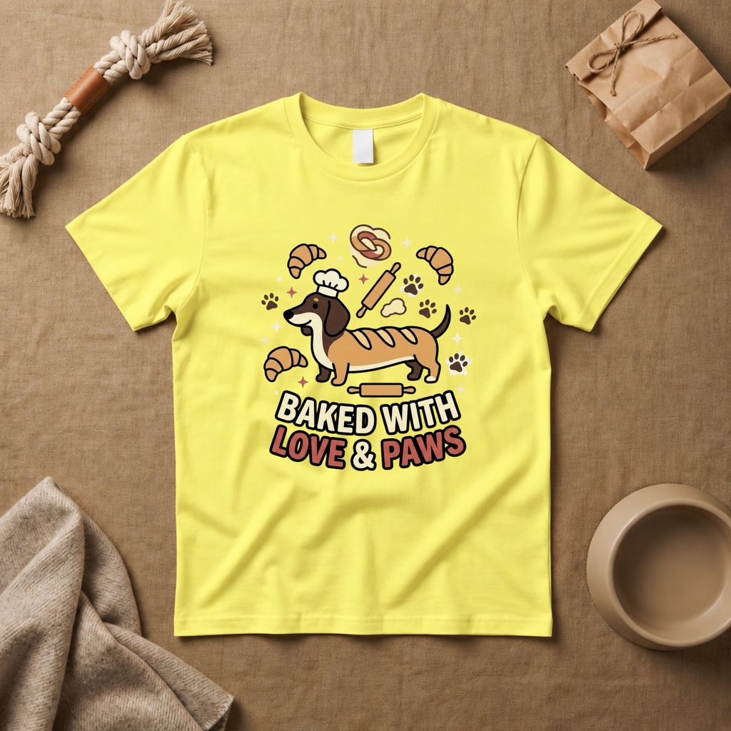 Baked with Love & Paws T-shirts