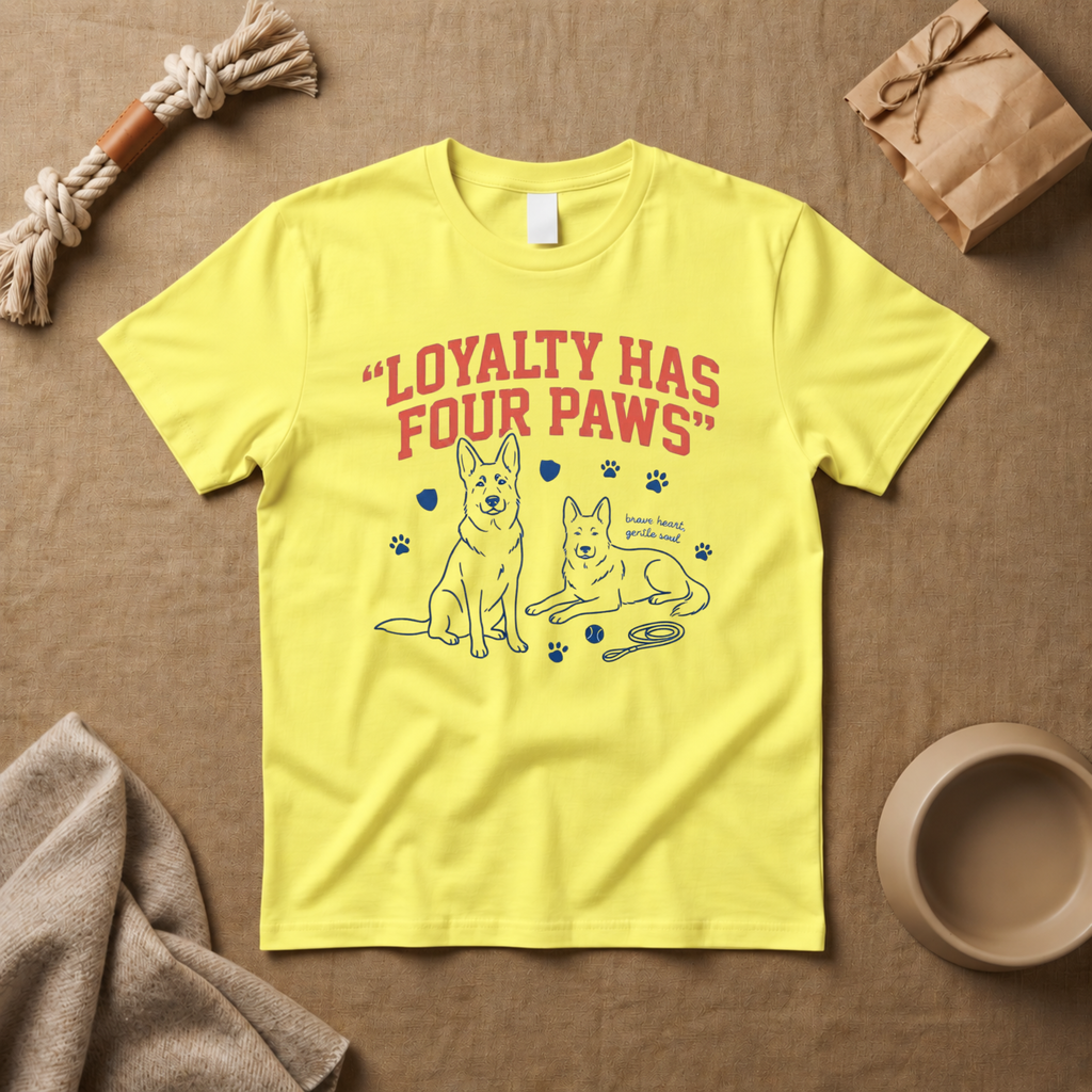 Loyalty Has Four Paws T-Shirt