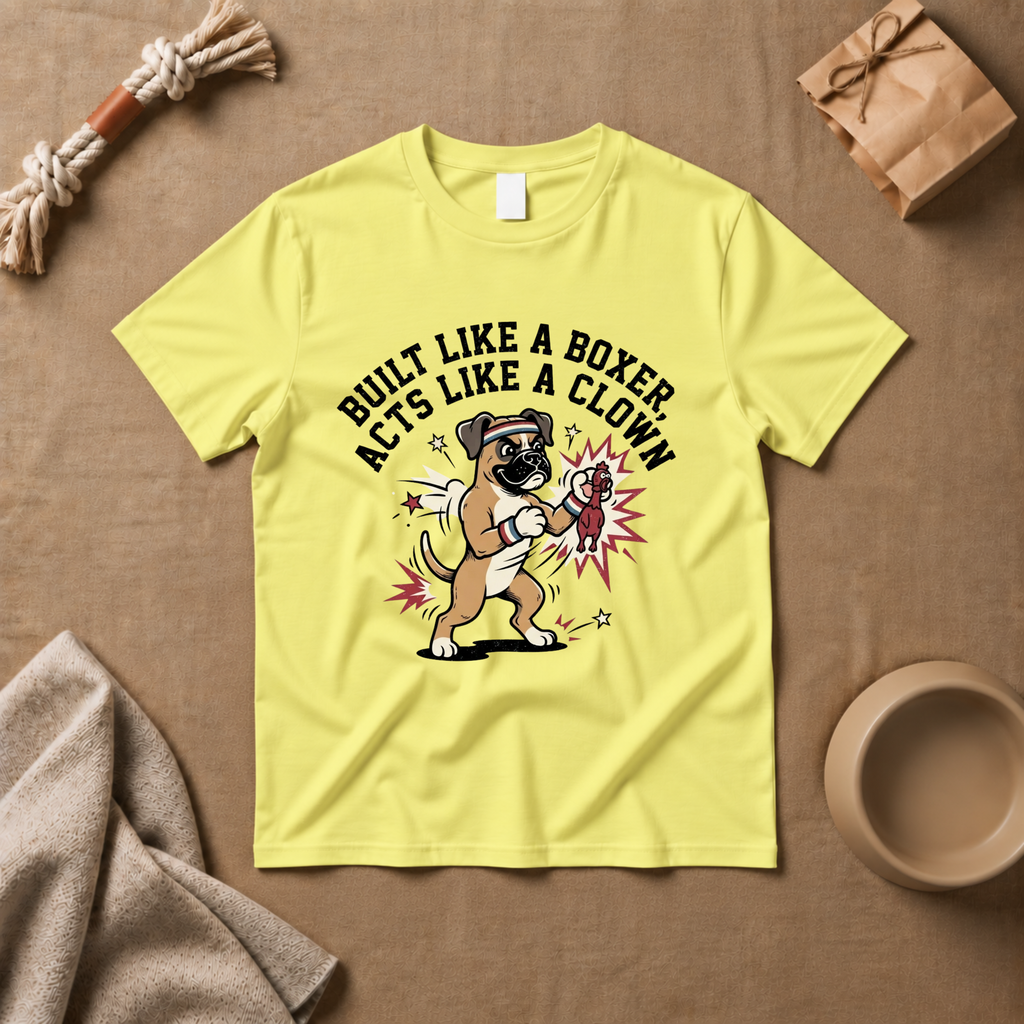 Built Like A Boxer Acts Like A Clown T-Shirt