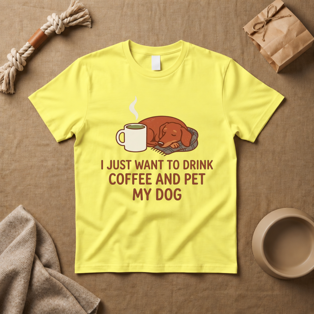 I Just Want To Drink Coffee T-Shirt