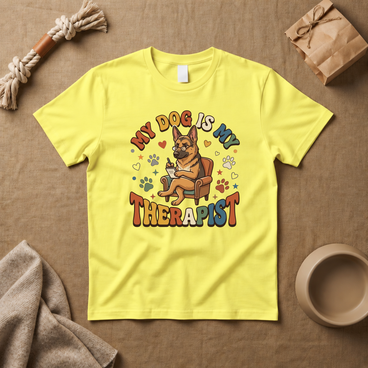My Dog Is My Therapist T-Shirt