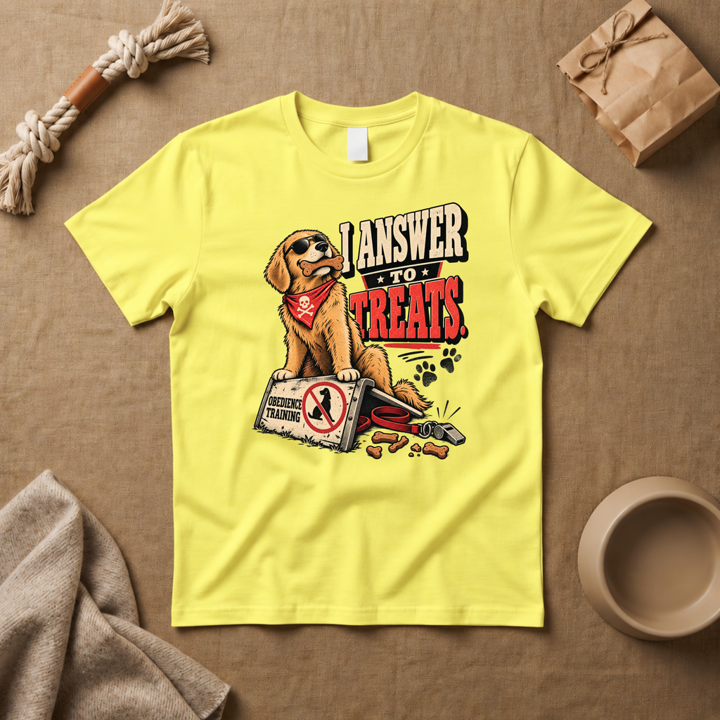 I Answer To Treats T-Shirt