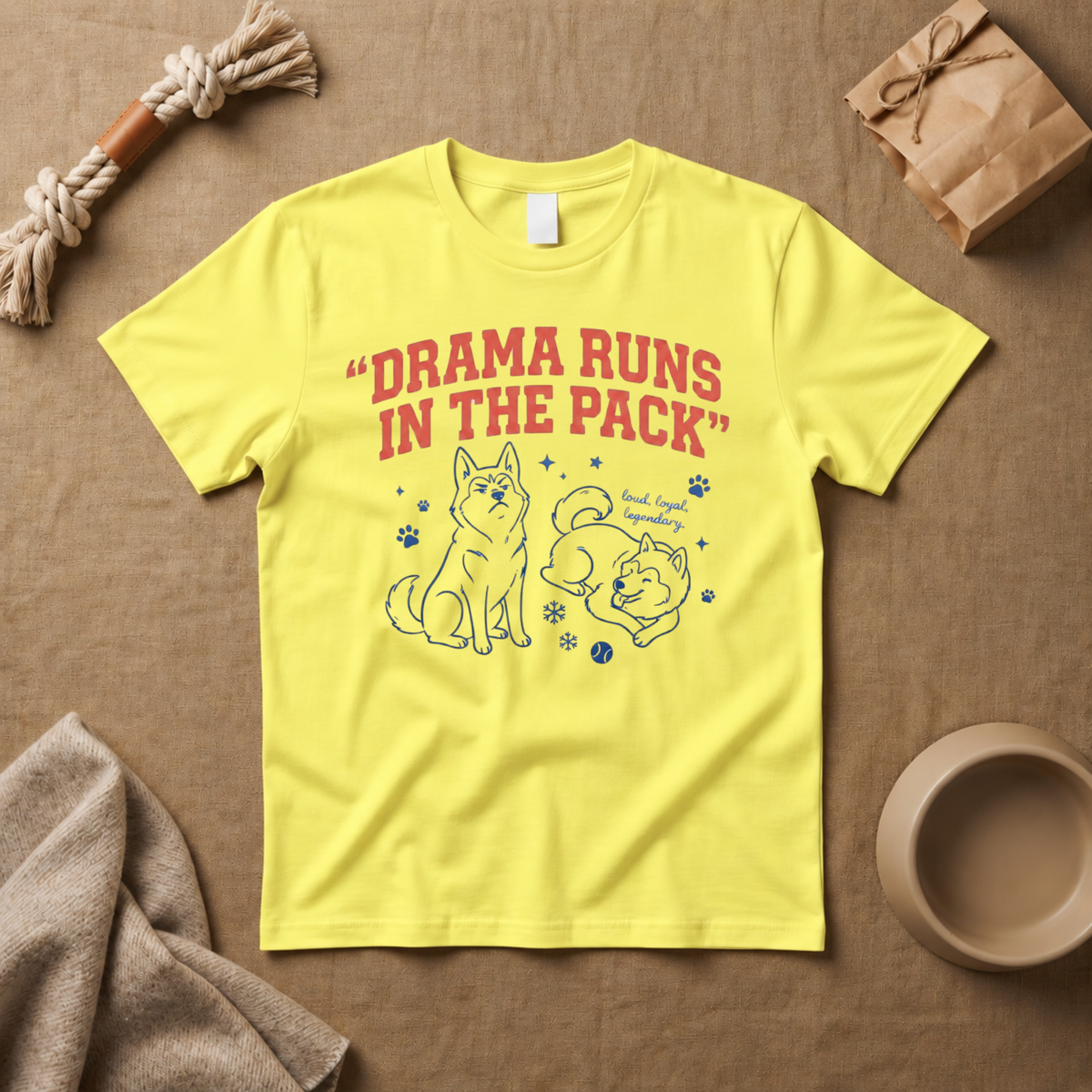 Drama Runs In The Pack T-Shirt