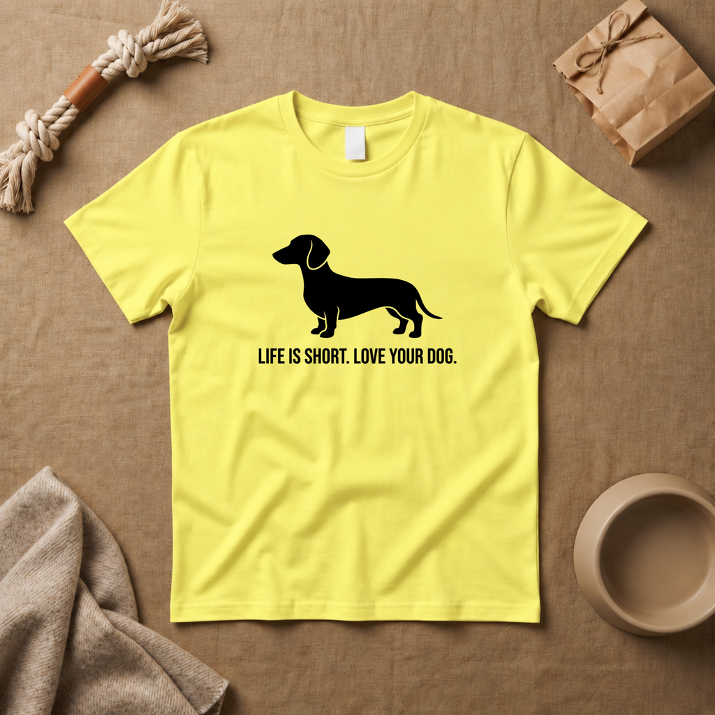 Life Is Short, Love Your Dog T-Shirt
