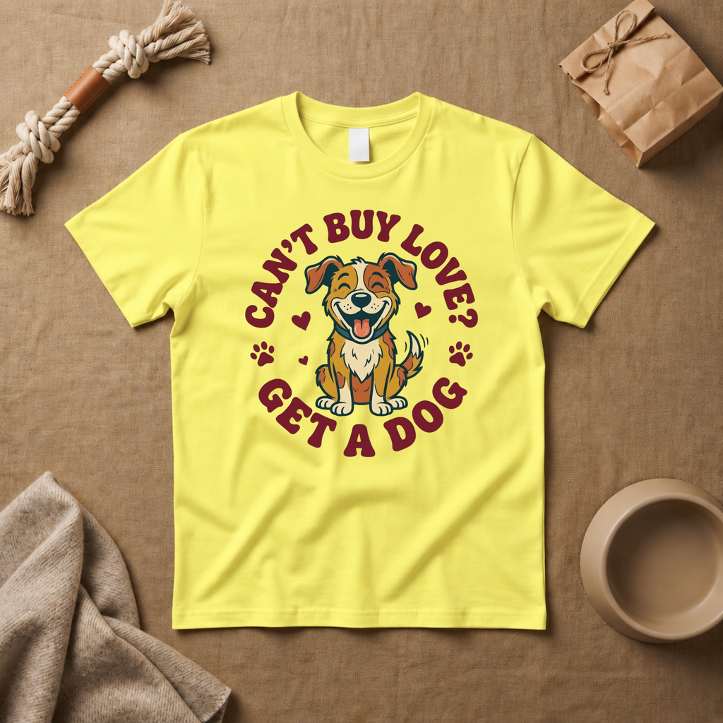Cant Buy Love? Get A Dog T-Shirt