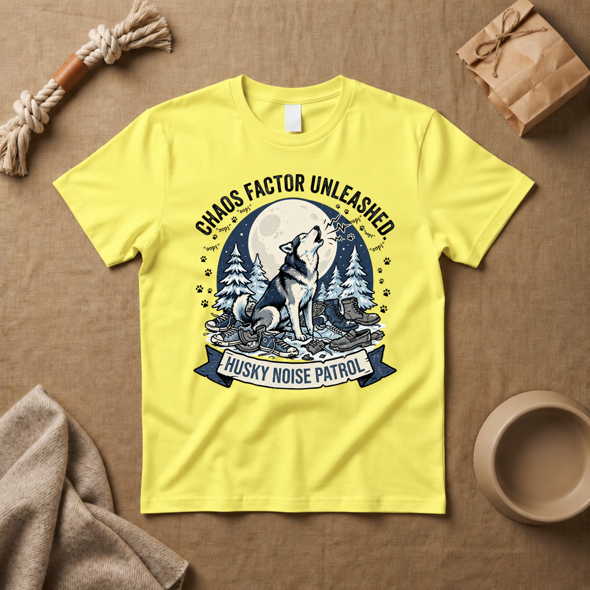 Husky Noise Patrol T-Shirt